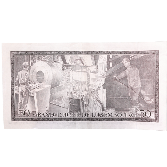 Grand-Duché du Luxembourg billet 50 francs 25 Août 1972