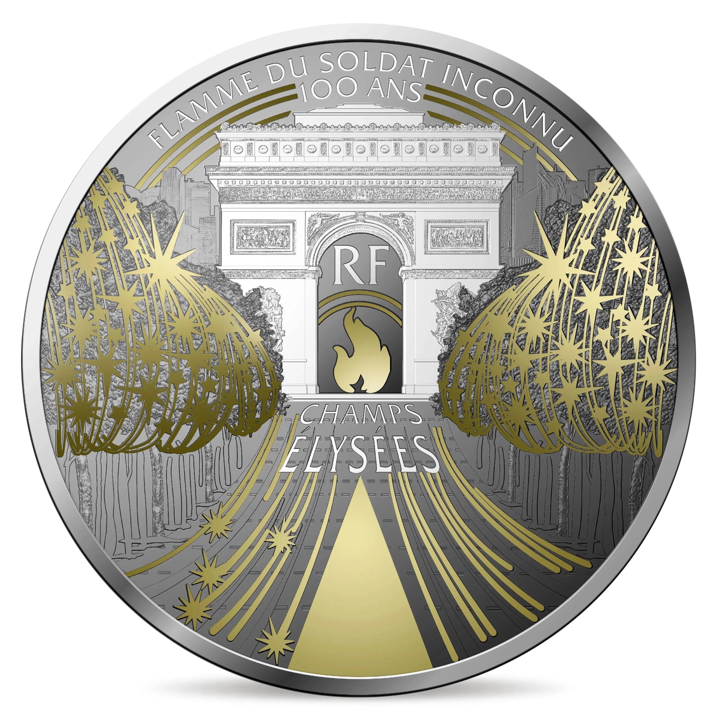 Monnaie de Paris 10 Euros 2020 BE Champs-Élysées Argent 1 .999 Dans son coffret