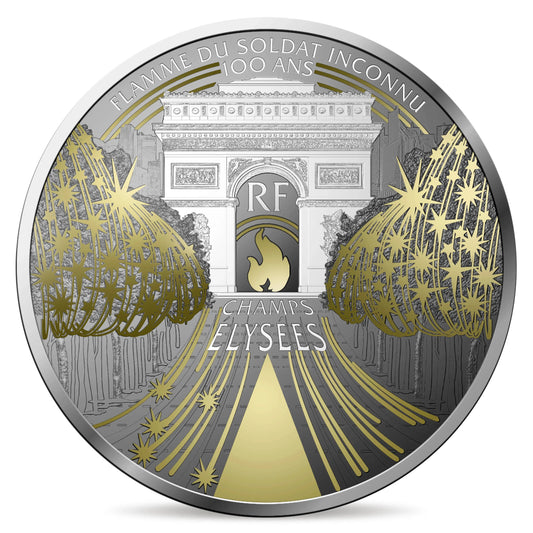 Monnaie de Paris 10 Euros 2020 BE Champs-Élysées Argent 1 .999 Dans son coffret