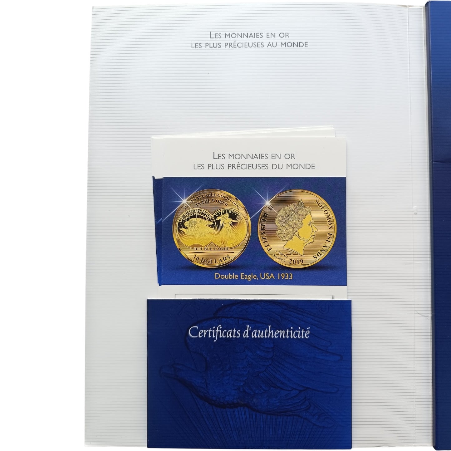 Coffret Îles Salomon 2017 7 pièces de 10 Dollars 1/100ème Once Or .999 BE
