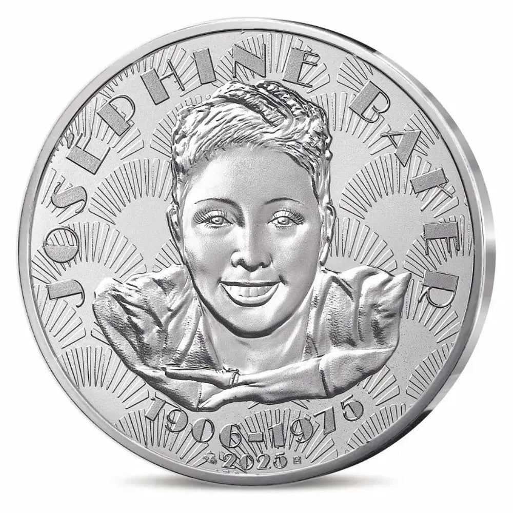 Monnaie de Paris 100 Euros 2025 Joséphine Baker Argent Dans son écrin