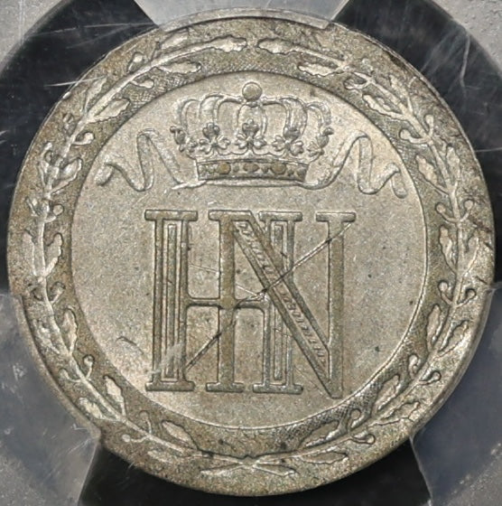 Westphalia / Allemagne 20 Centimes 1810 C Billon PCGS Genuine