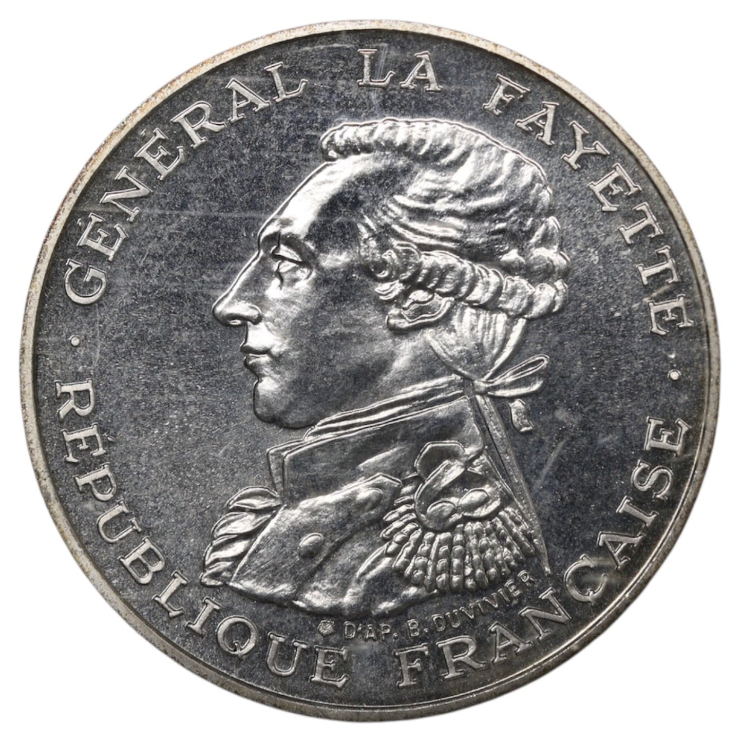 Monnaie de Paris 100 Francs BU 1987 La Fayette Argent 15 gr