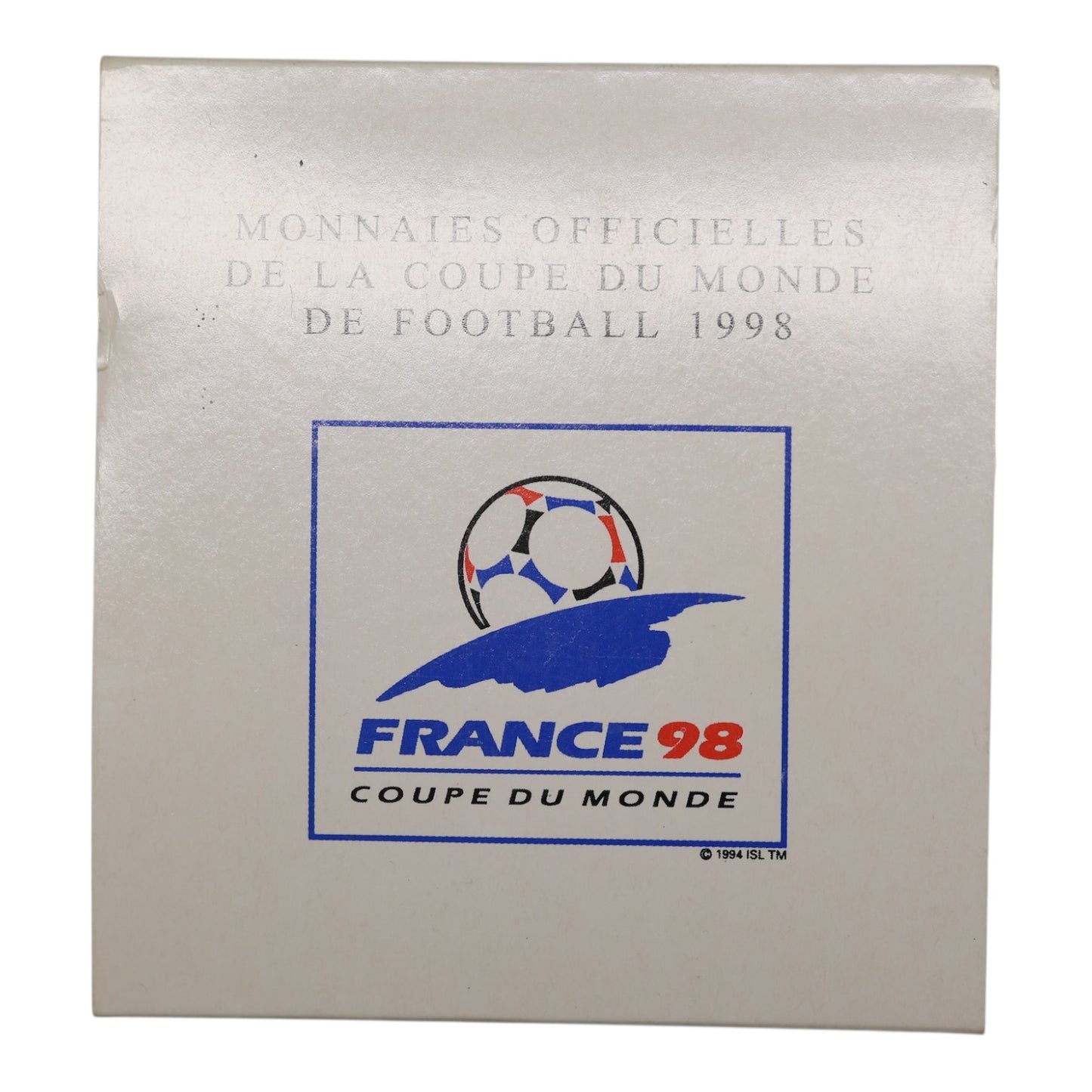 Monnaie de Paris 100 Francs 1996 Coupe du monde de Football 1998 Or Dans son coffret