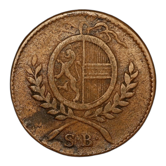 Austria - bishopric of Salzburg - 1 Kreutzer 1790 Hieronymus von colloredo - 5.17 gr