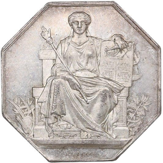 Jeton Notaires de l'arrondissement de La Rochelle (Charente Maritime) Argent 13.66 gr 30.5 mm