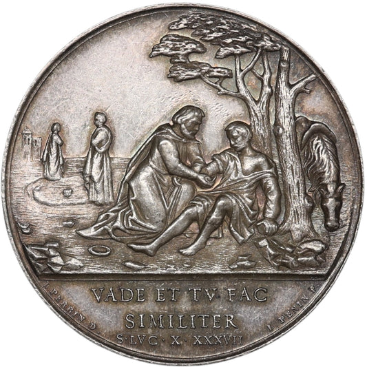 Jeton Dispensaire général de Lyon fondé en 1818 Argent 16.07 gr 33 mm