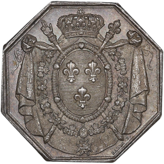 Jeton Notaires de Tours Argent 11.40 gr 30 mm