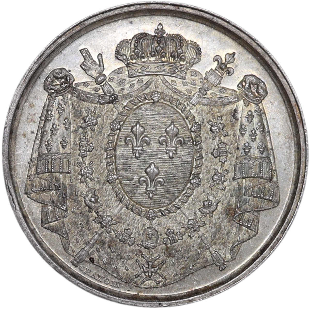Jeton Notaires de l'arrondissement de Tours (Indre et Loire) Argent 8.90 gr 27.5 mm