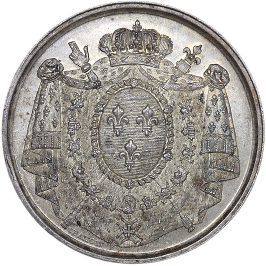 Jeton Notaires de l'arrondissement de Tours (Indre et Loire) Argent 8.90 gr 27.5 mm