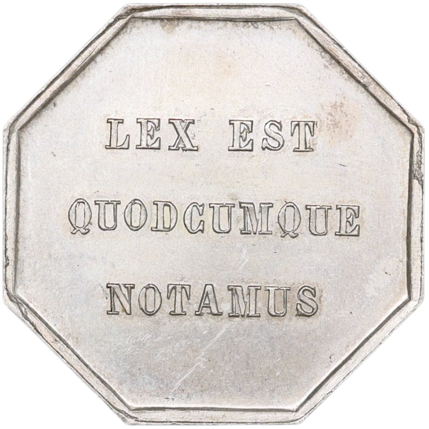 Jeton Notaires de Lesparre Gironde Argent 10.64 gr 25 mm