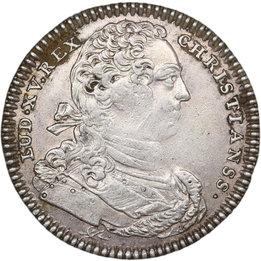 Ficha de Artillería e Ingeniería Luis XV Plata 6.21gr 28 mm
