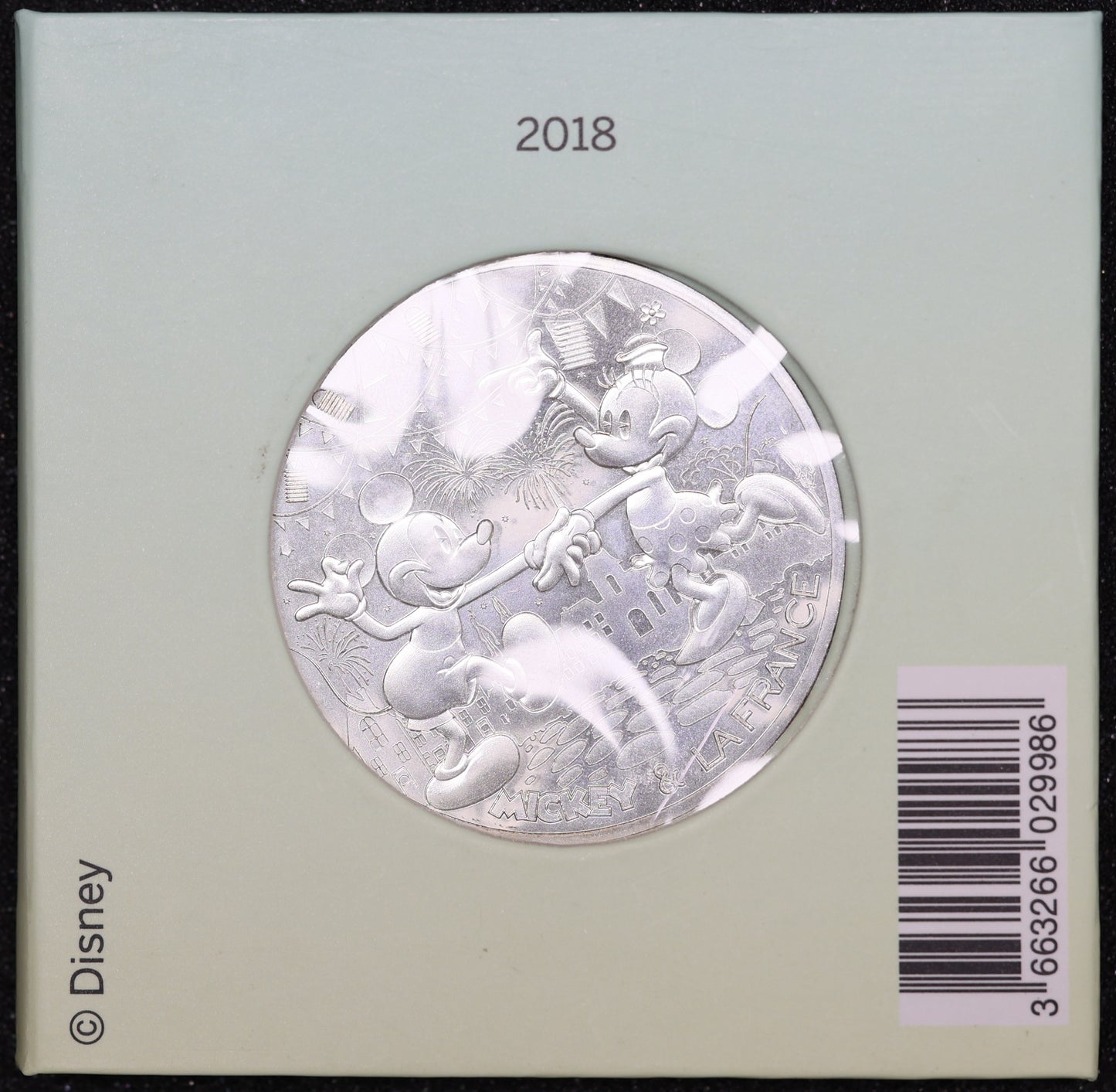 Monnaie de Paris 50 Euros 2018 Mickey & la France Argent 41 gr