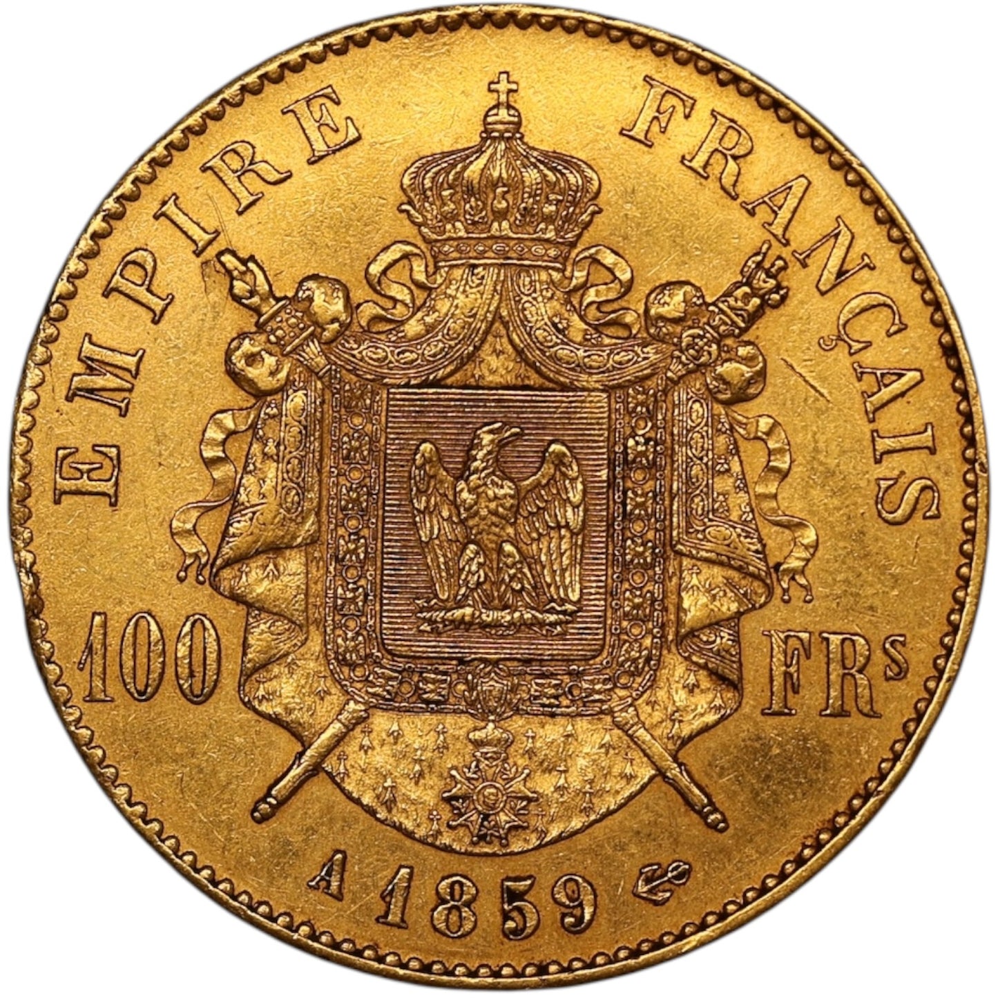 Napoléon III (1852-1870) 100 Francs Or 1859 A Paris 32.30 gr