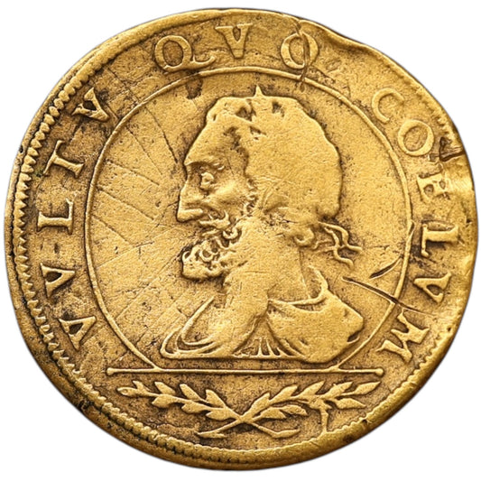 Jeton de Nuremberg à l'effigie d'Henri IV 1607 VVLTV QVO COELVM 3.45 gr