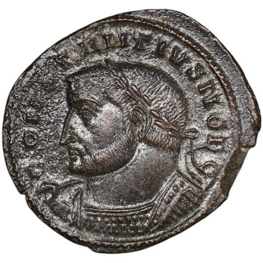 Constance Ier Chlore (305-306) Follis Genio Populi Romani Lyon 8.78 gr