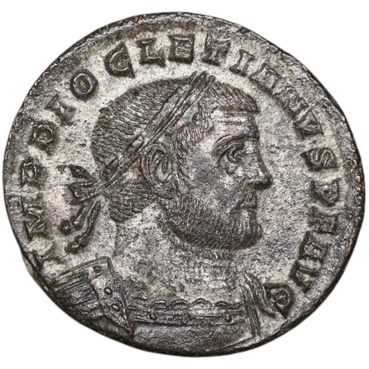 Dioclétien (285-305) Follis Moneta Sacra Trêves 8.39 gr