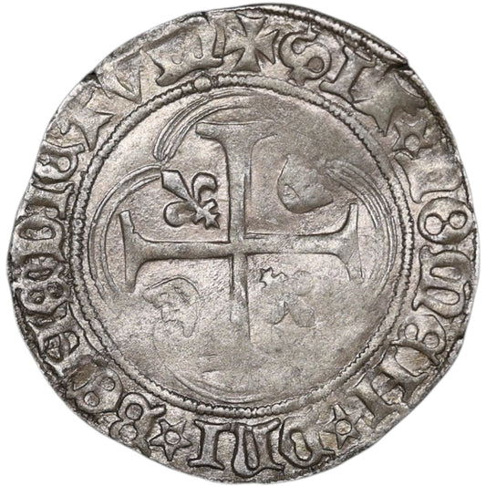 Charles VII (1422-1461) White at the Chalon sur Marne Crown 2.85 gr