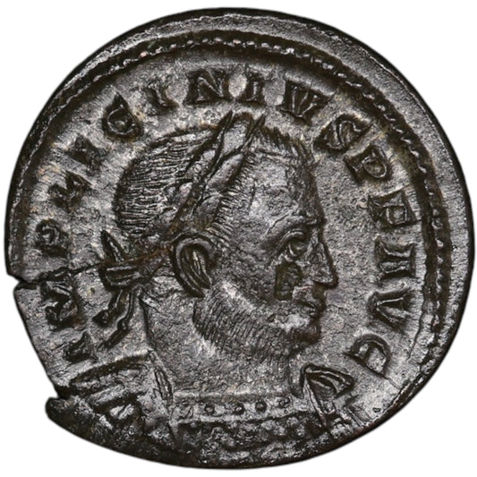 Licinius (308-324) Follis genius Pop ROM Treves 3.36 GR 21 mm