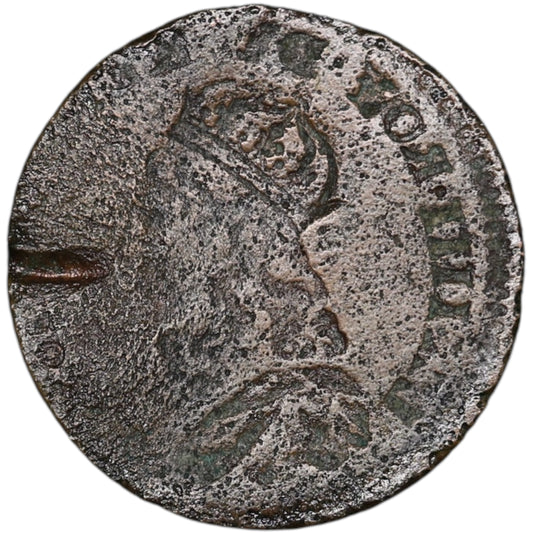 Failed Louis XIV (1643-1715) Liard de France strikes Include