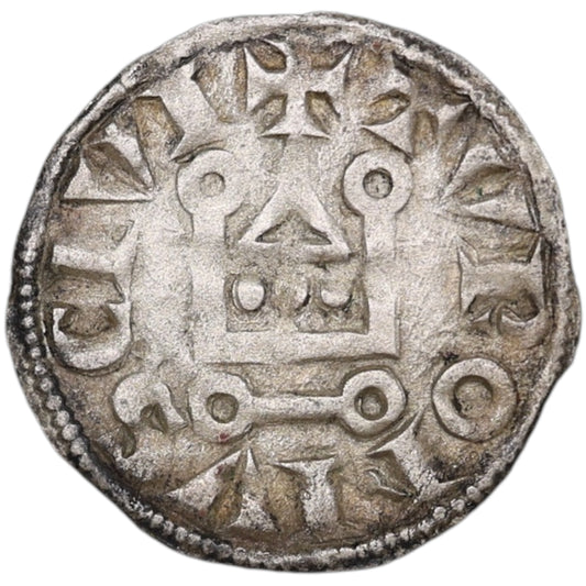 Luis VIII (1223-1226) Luis IX (1226-1245) Torneo Denario 0,94 gr 18mm