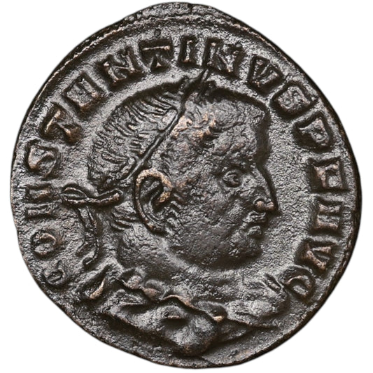 Constantin Ier (306-337) Follis Only Invicto Count Lyon 4,81 GR 22 mm