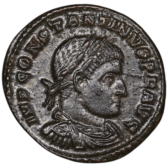 Constantin Ier (306-337) Follis Only Invicto Count Arles 3.94 Gr 21 mm