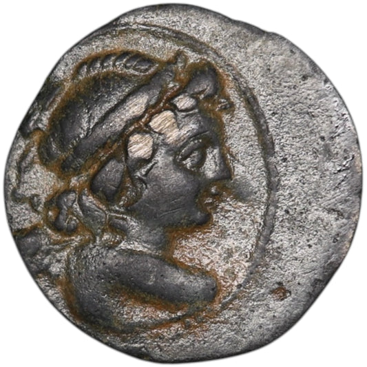 Syria Kingdom Seleucid Antiochus VII Sidetes Copper Unit 175 BC 6.19 GR 18 mm