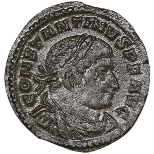 Constantin Ier (306-337) Follis Only Invicto Count Treves 2,74 Gr 20 mm