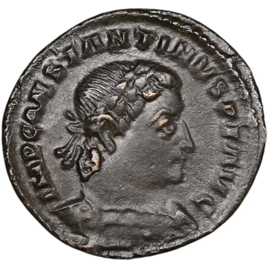 Constantin Ier (306-337) Follis Only Invicto Count London 4,31 GR 22.5 mm