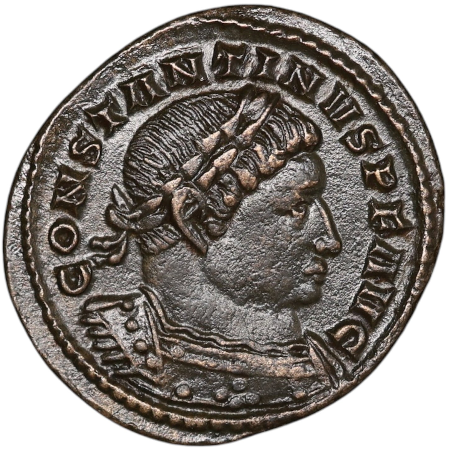 Constantin Ier (306-337) Follis Soli Invicto Comiti 4.26 gr 24 mm