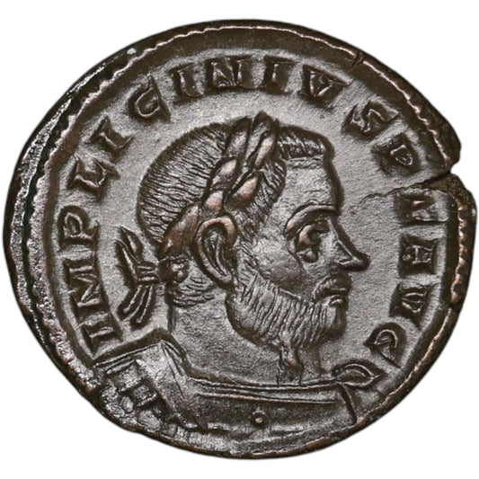 Licinius (308-324) Follis genius Pop ROM Treves 3,31 GR 21 mm
