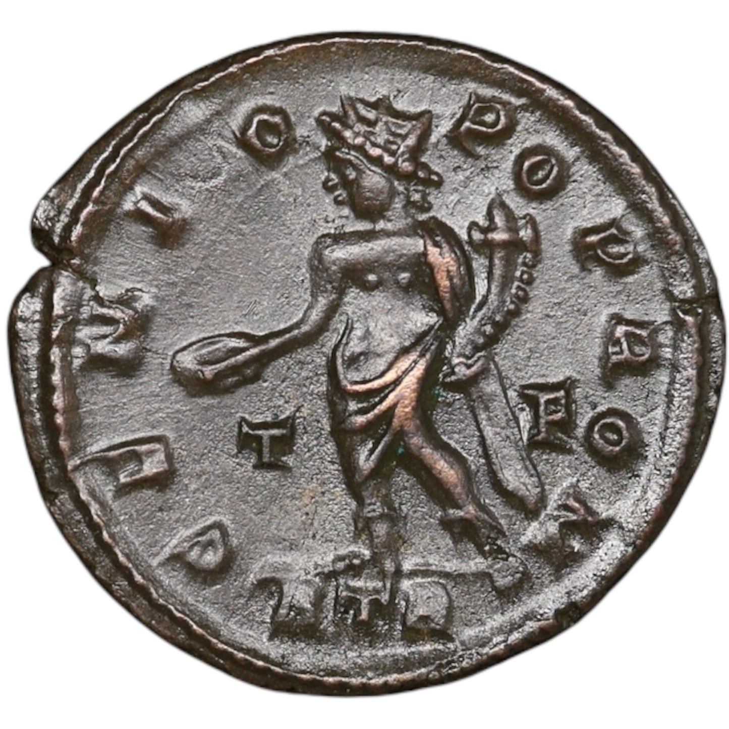 Licinius (308-324) Follis Genio Pop Rom Pruebas 3,31 gr 21 mm