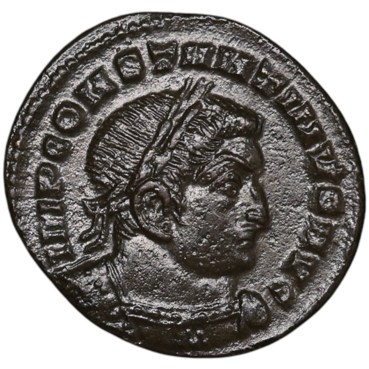 Constantin Ier (306-337) Follis Only Invicto Count Lyon 2,92 Gr 20.5 mm
