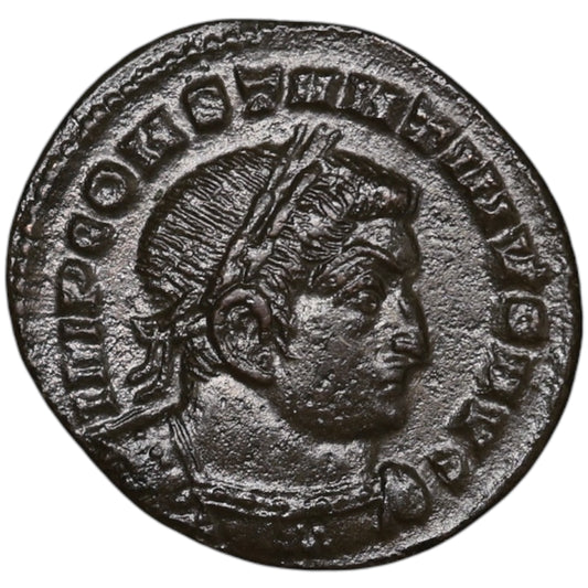 Constantin Ier (306-337) Follis Only Invicto Count Lyon 2,92 Gr 20.5 mm