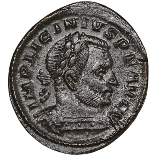 Licinius (308-324) Follis genius pop rom trêves 3,66 gr 22 mm