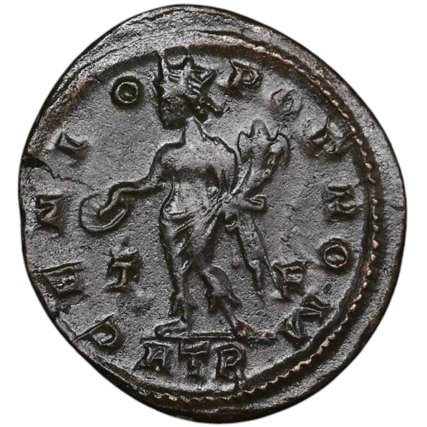 Licinius (308-324) Follis Genio Pop Rom Pruebas 3,66 gr 22 mm
