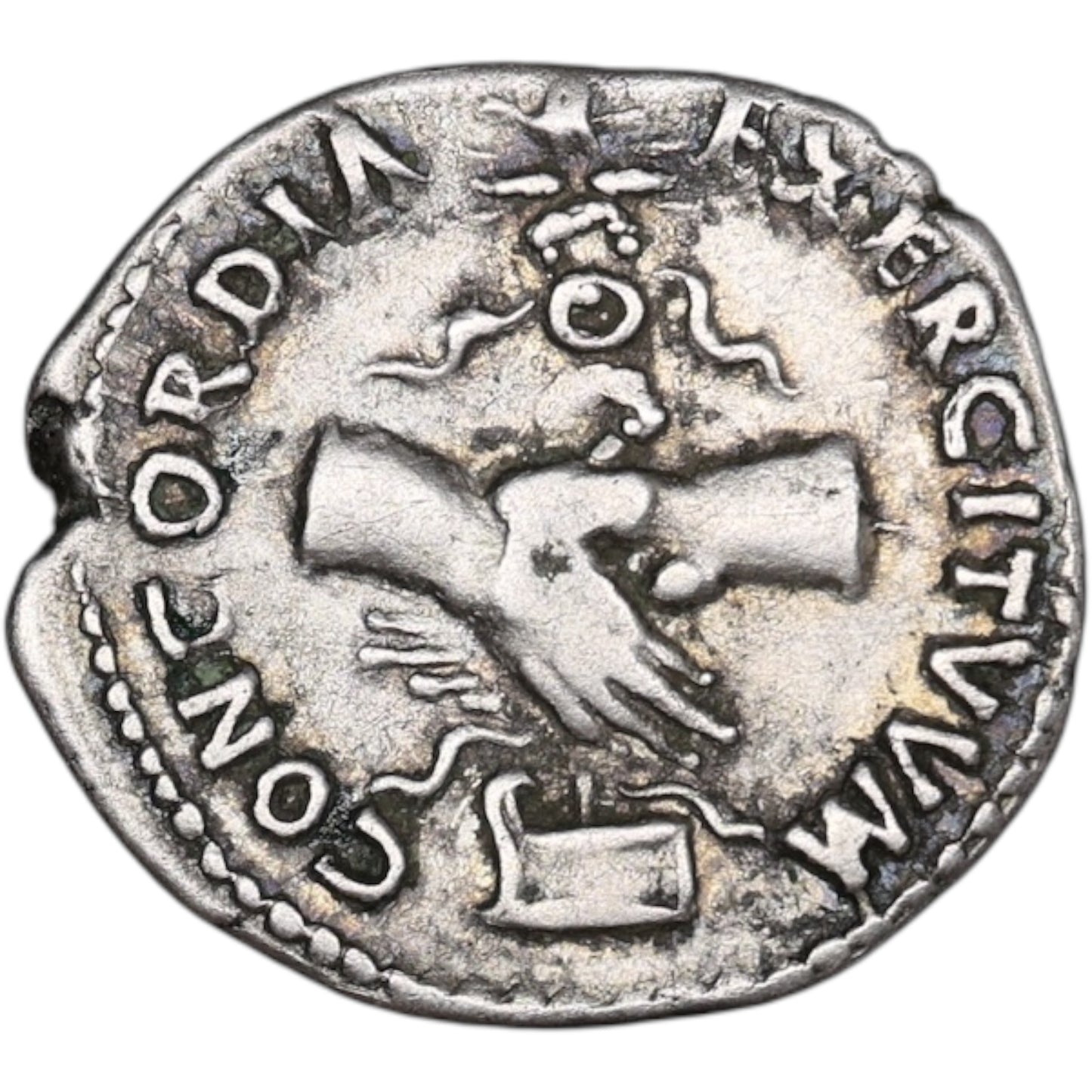 Nerva (96-98) Denier Argent Concordia Exercitvvm 3.03 gr