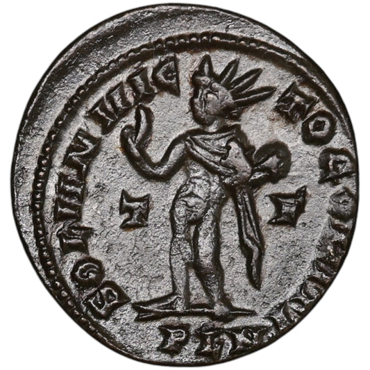 Constantin Ier (306-337) Follis sun Invicto Count London 3,45 gr 22 mm