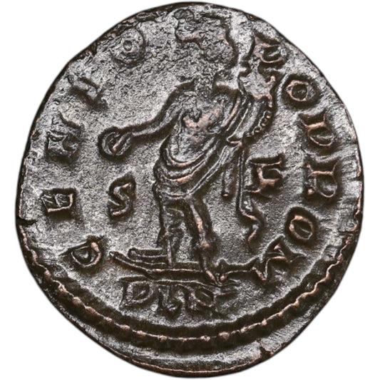 Licinius (308-324) Follis Genio Pop Rom Londres 3.39 gr 21 mm