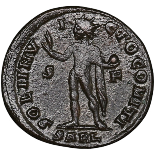 Licinius (308-324) Follis Sun Invicto Count Arles 3.90 Gr 21 mm