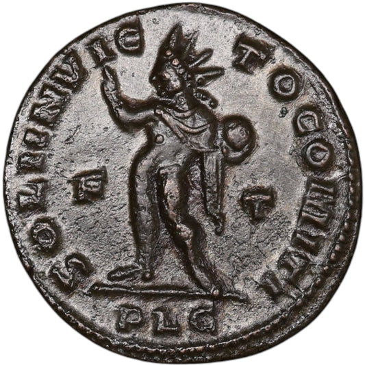 Constantin Ier (306-337) Follis sun Invicto Count Lyon 4,74 gr 22 mm