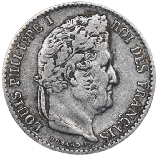 Louis-Philippe Ier (1830-1848) 1/4 de franc 1831 K Bordeaux Argent 1.22 gr