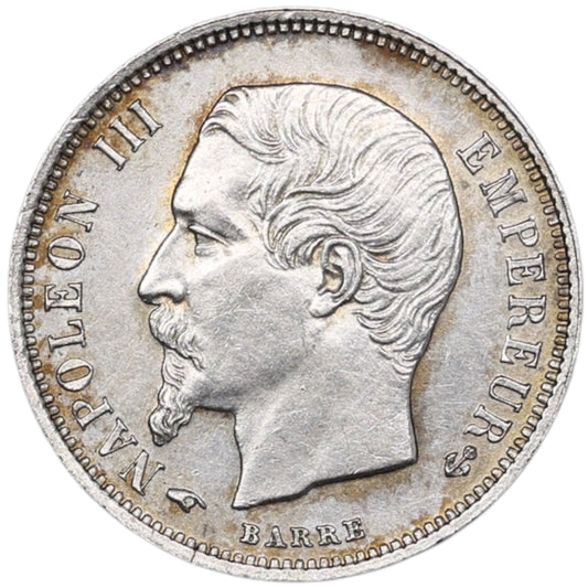 Napoléon III (1852-1870) 50 centimes 1858 A Paris Argent 2.49 gr