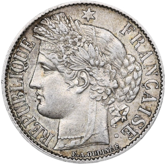 Cérès 1 Franc 1895 Argent 4.98 gr