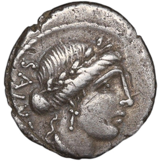Rome Denier Acilia 49BC Argent 3.75 Gr