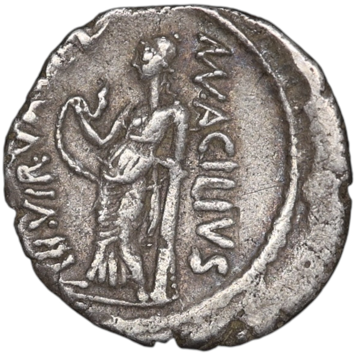 Rome Denier Acilia 49BC Argent 3.75 Gr