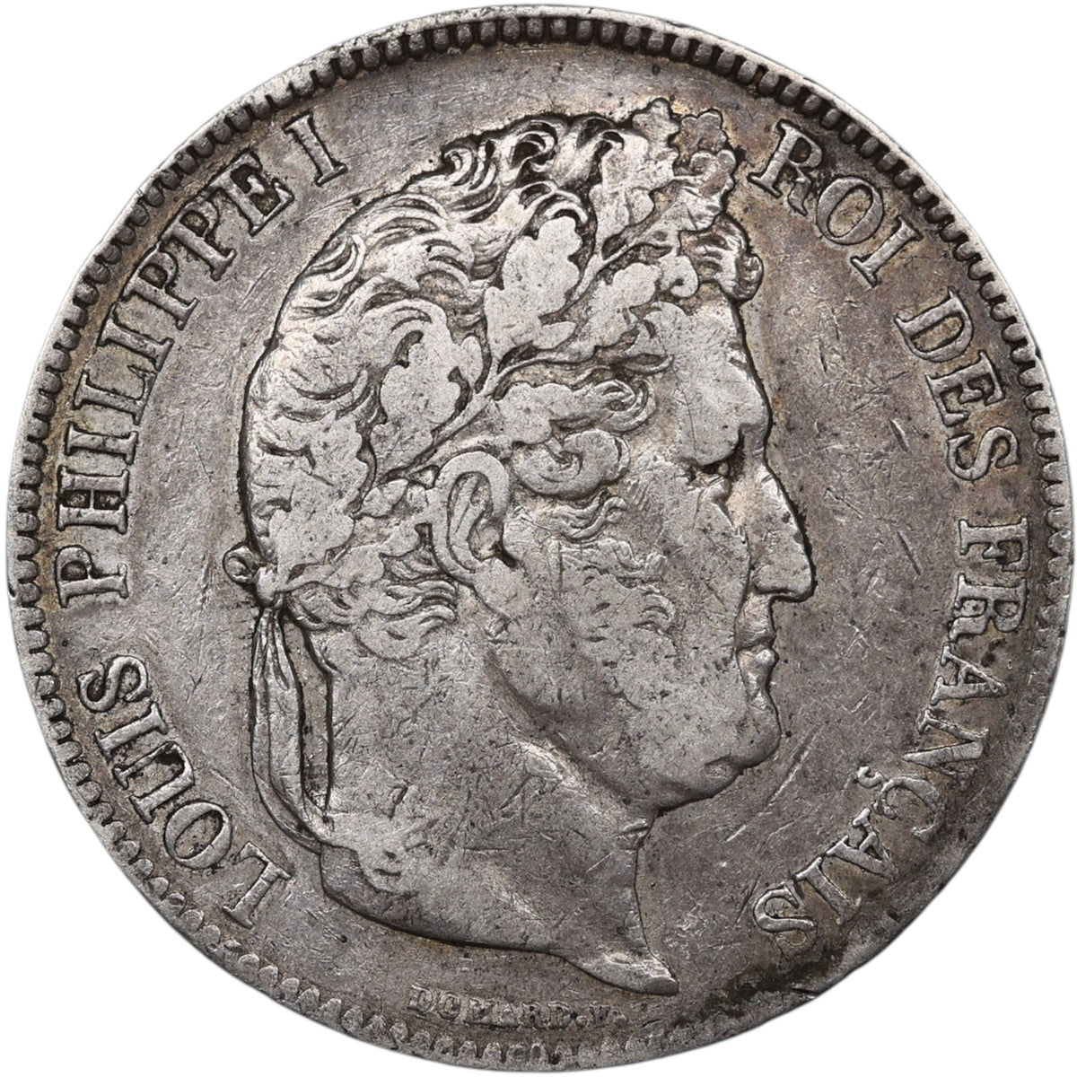 Louis-Philippe Ier (1830-1848) 5 Francs Argent 1833 A Paris Domard 2ème type 24.77 gr