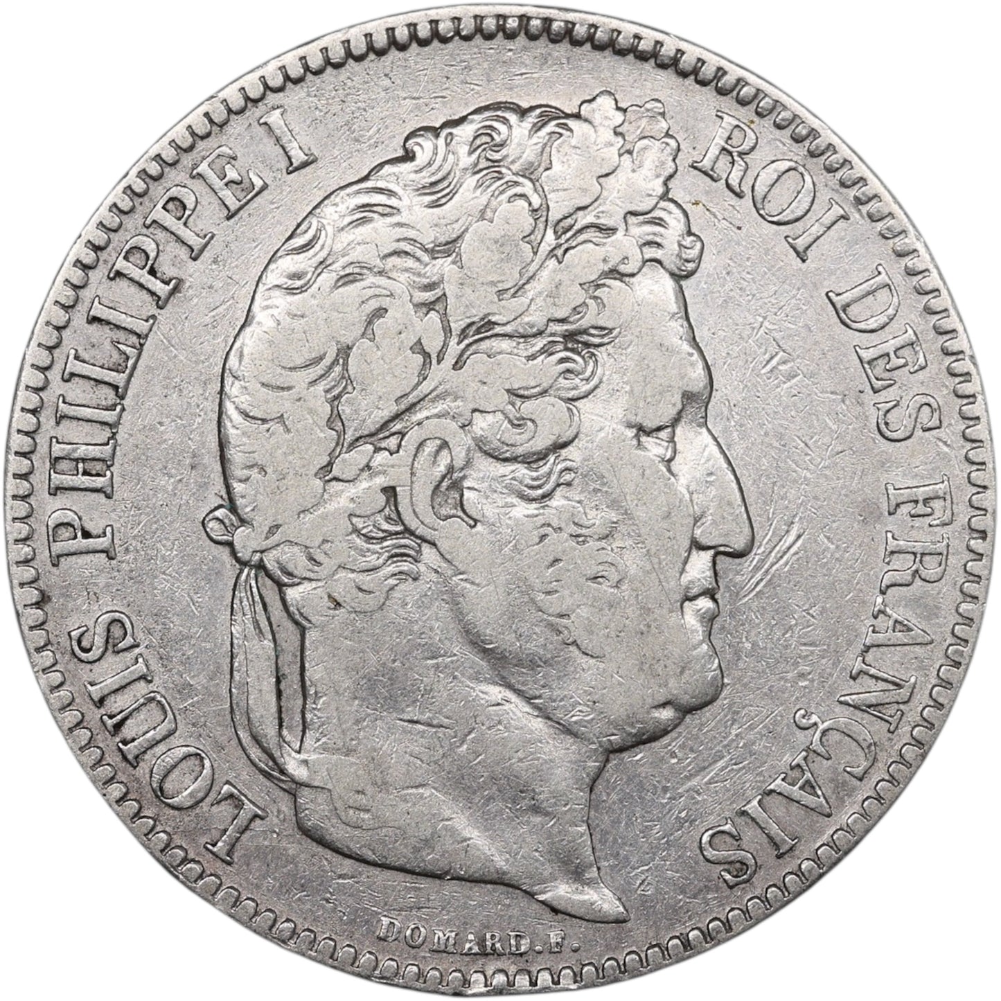 Louis-Philippe (1830-1848) 5 Francs Argent 1834 W Lille Domard 2ème type 24.78 gr