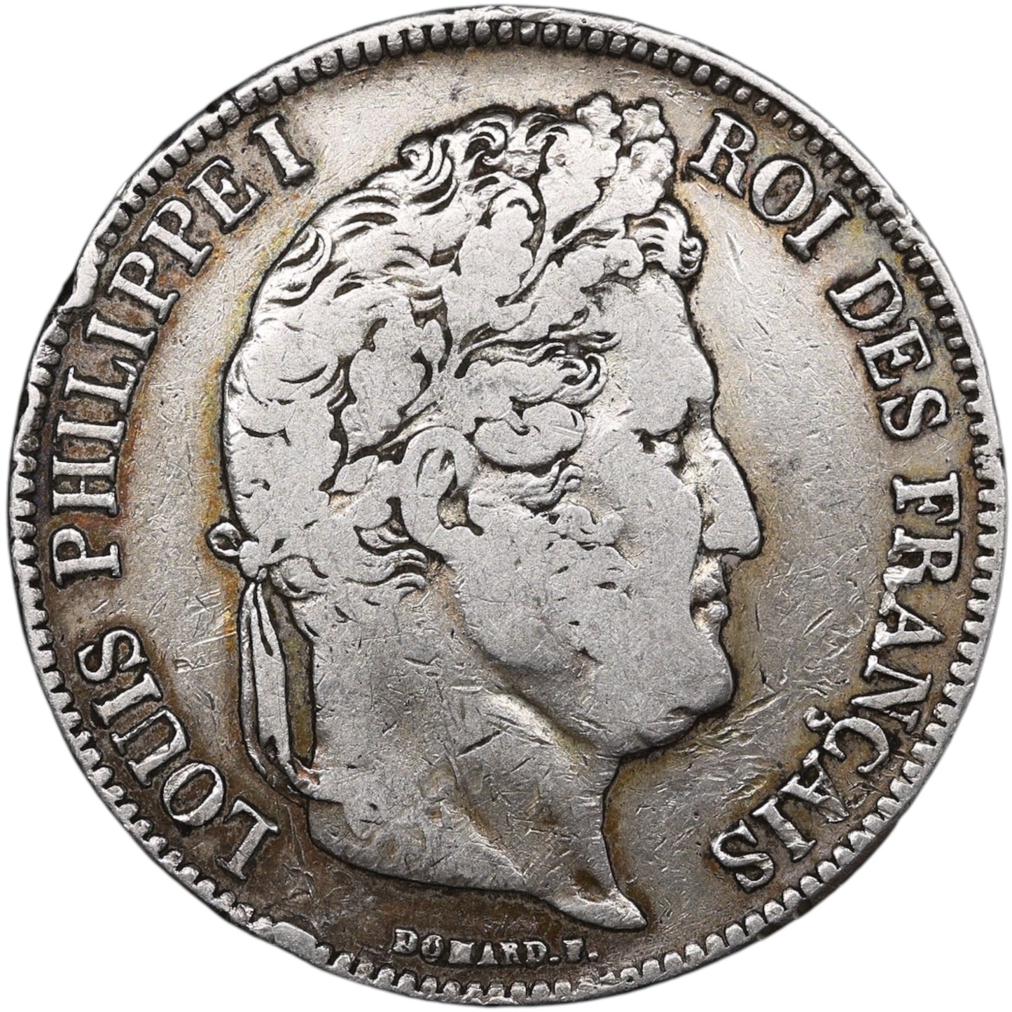 Louis-Philippe (1830-1848) 5 Francs Argent 1834 W Lille Domard 2ème type 24.83 gr